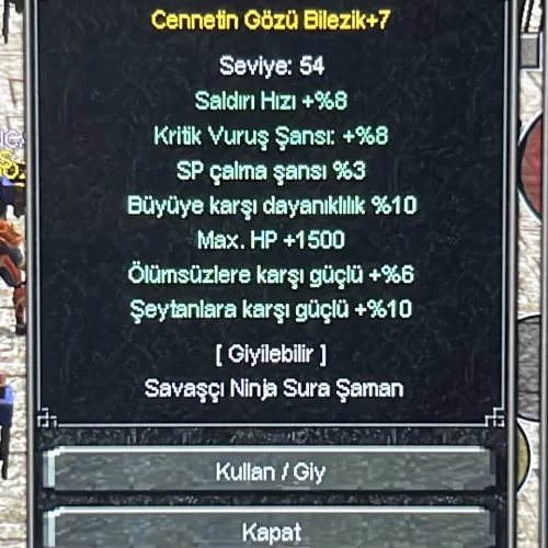 +7 cennet bilezik